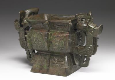 图片[2]-Square gui food container with Ya Chou emblem, late Shang period, c. 12th-11th century BCE-China Archive